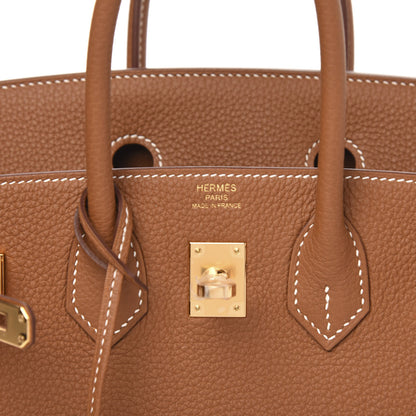 Hermes Togo Birkin 25 Gold 6 of 10