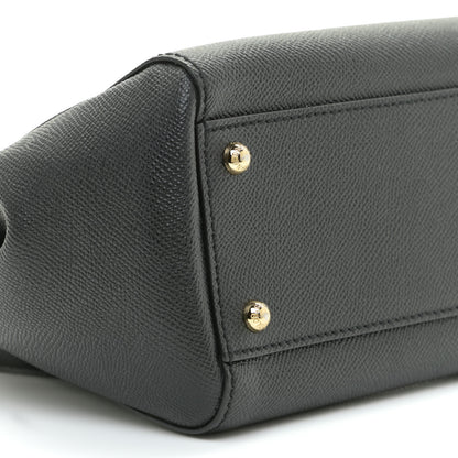 Dolce & Gabbana Dauphine Medium Miss Sicily Satchel Black 5 of 9