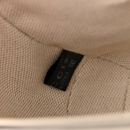 Gucci GG Supreme Monogram Web Mini Horsebit 1955 Shoulder Bag Beige Mystic White 8 of 12