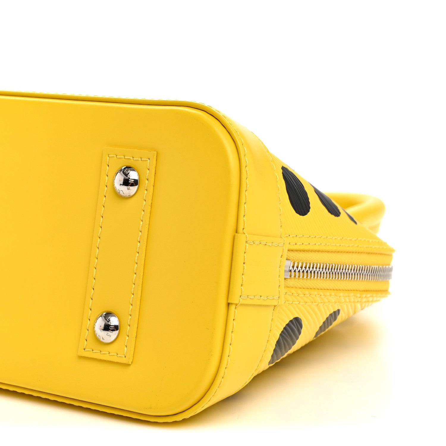 Louis Vuitton LV X YK Epi Alma BB Yellow Black 9 of 10