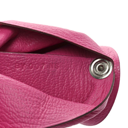 Hermes Chevre Mysore Bastia Coin Purse Rose Pourpre 7 of 8