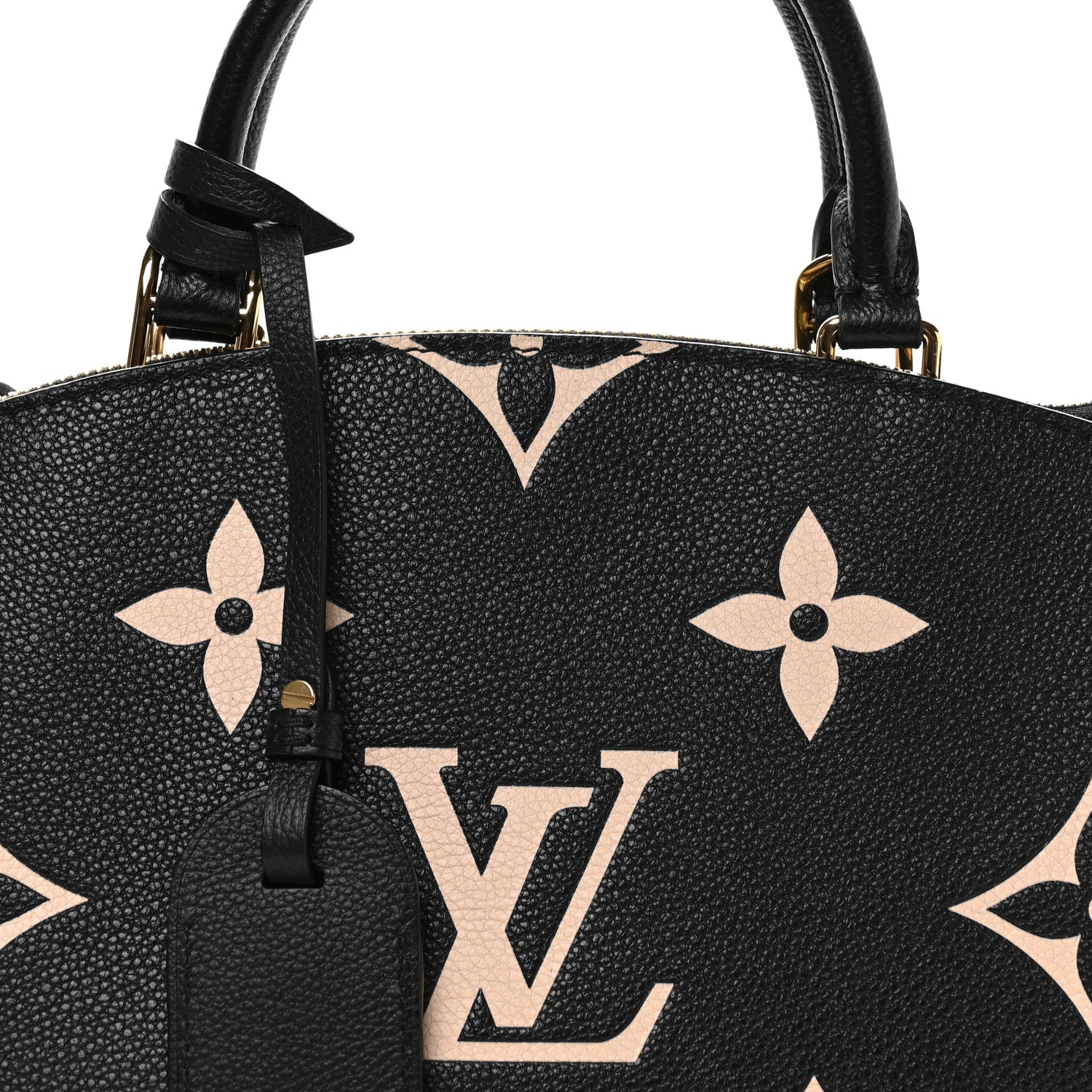 Louis Vuitton Empreinte Monogram Giant Petit Palais Black Beige 7 of 10