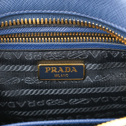 Prada Saffiano Camera Crossbody Bag Bleuette 6 of 9
