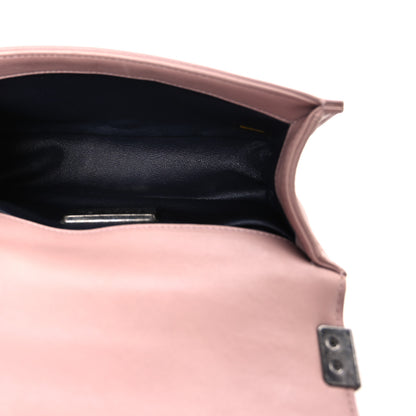 Chanel Fur Calfskin Small Boy Flap Pink 5 of 10