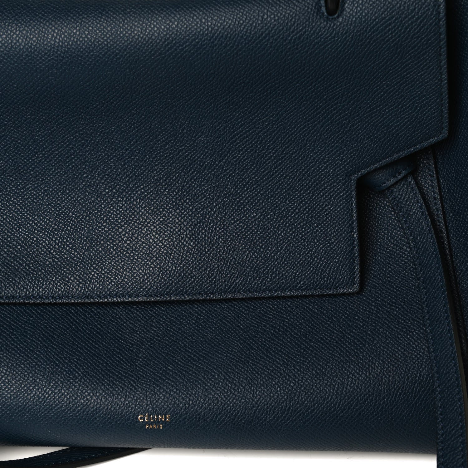 Celine Grained Calfskin Mini Belt Bag Deepsea 14 of 17