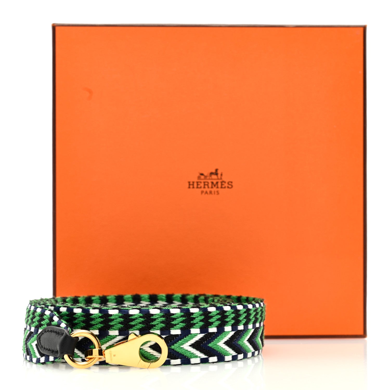 Hermes Toile Swift 25mm Sangle Allegro Shoulder Strap Bambou 5 of 5