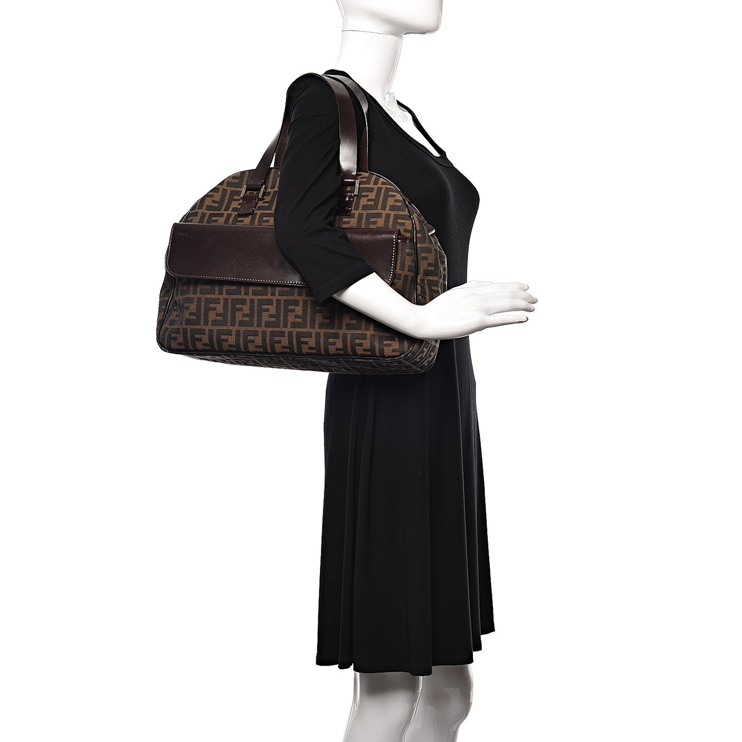 Zucca Pocket Shoulder Bag Tobacco
