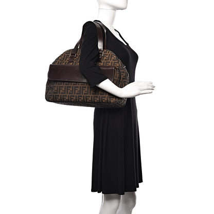 Fendi Zucca Pocket Shoulder Bag Tobacco 2 of 17
