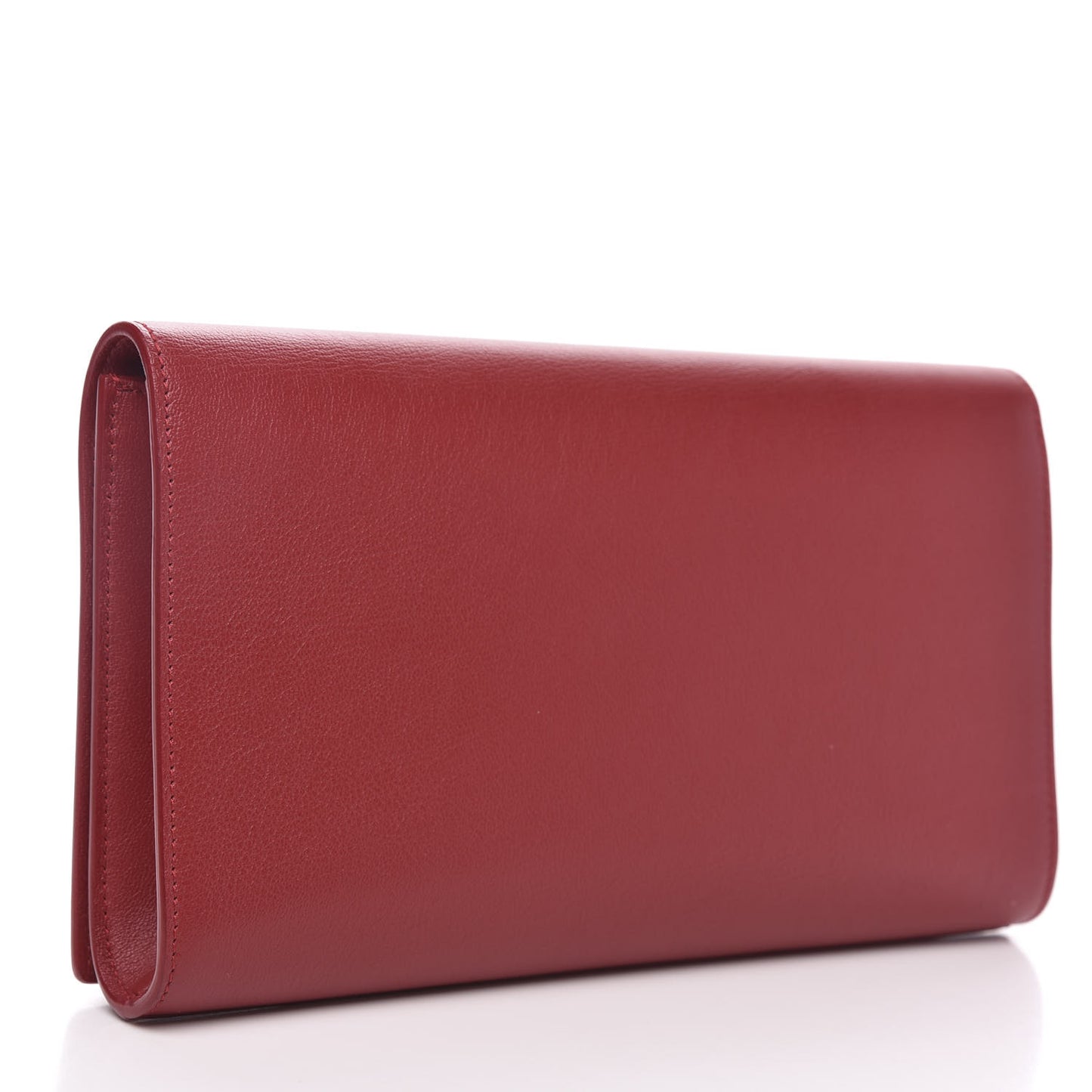 Calfskin Monogram Large Belle De Jour Clutch Red