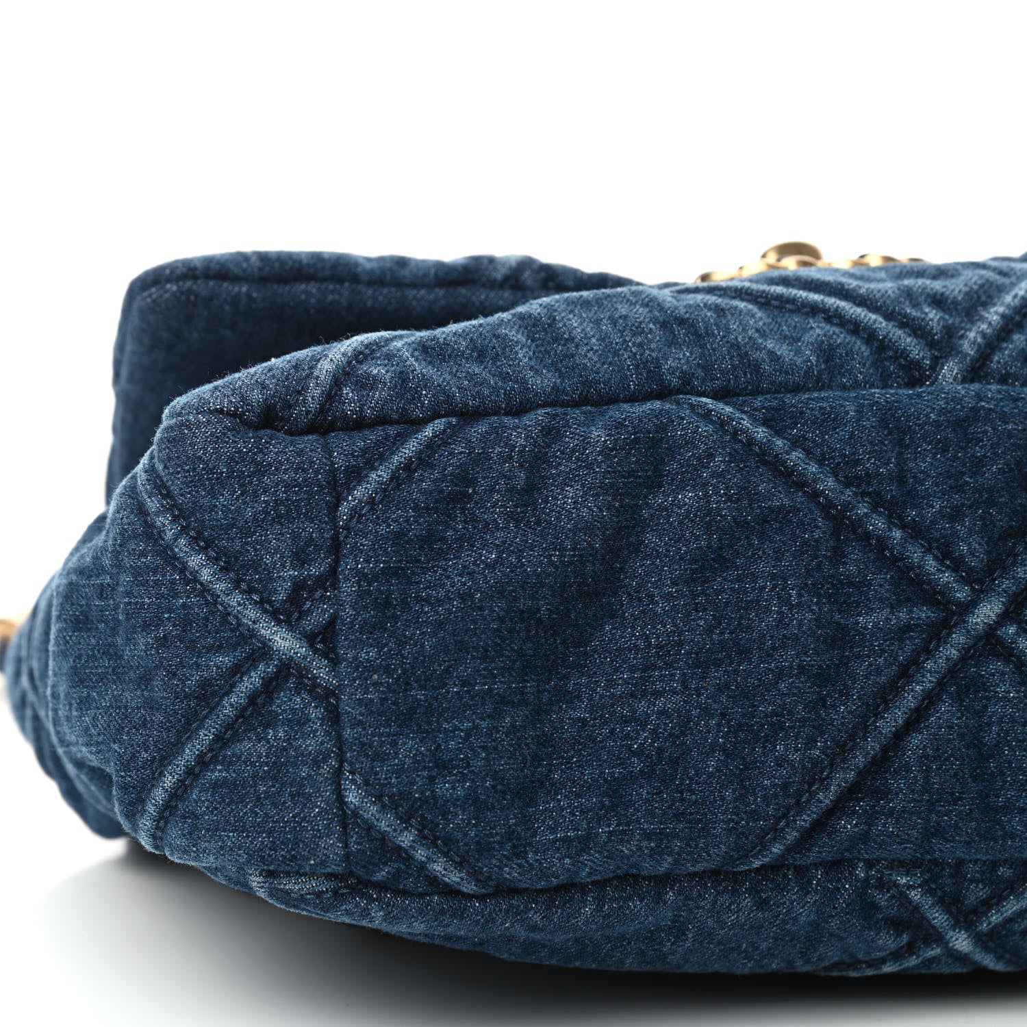 Chanel Denim Quilted Medium Chanel 19 Flap Blue 6 of 10