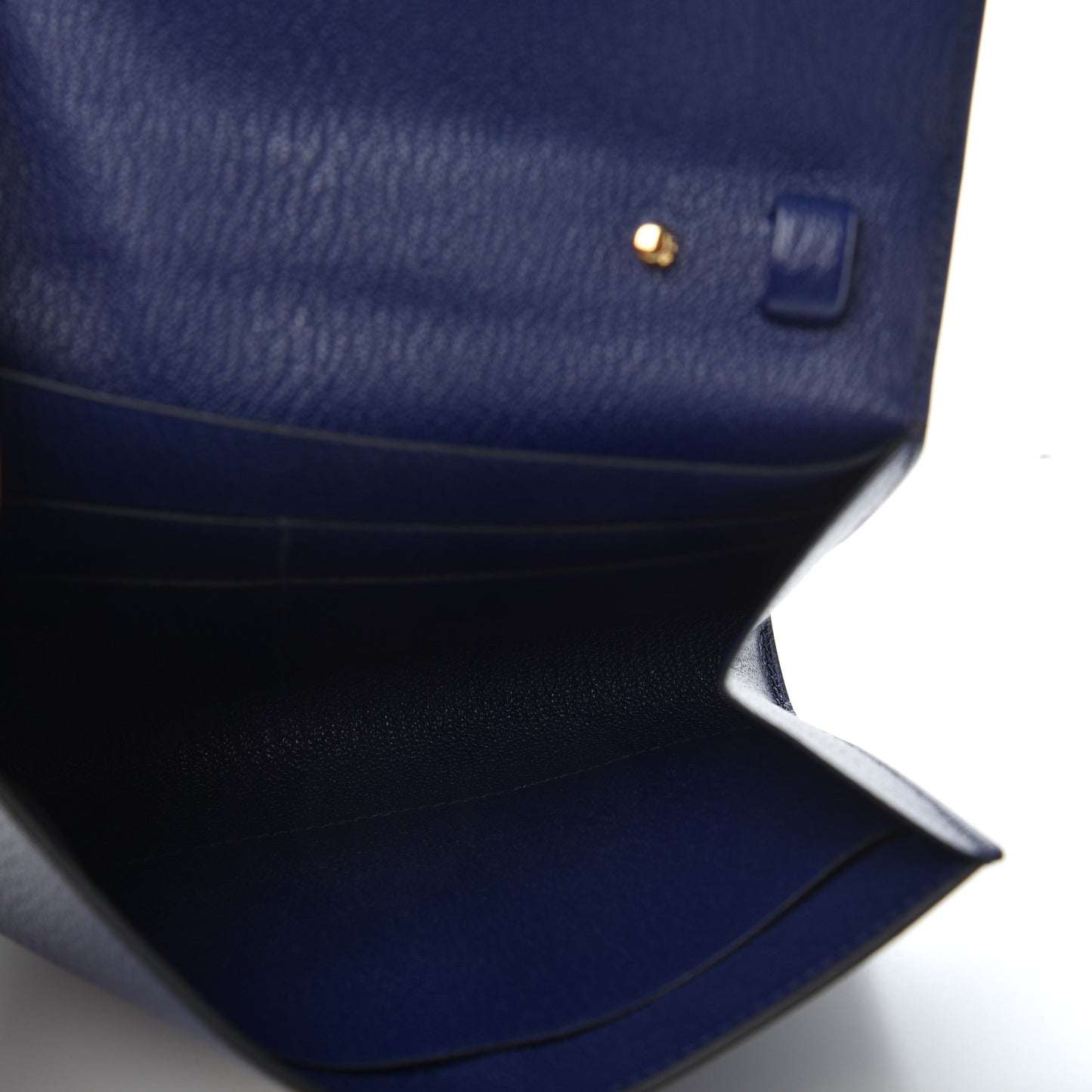 Chevre Mysore Clic 16 Wallet Blue Encre