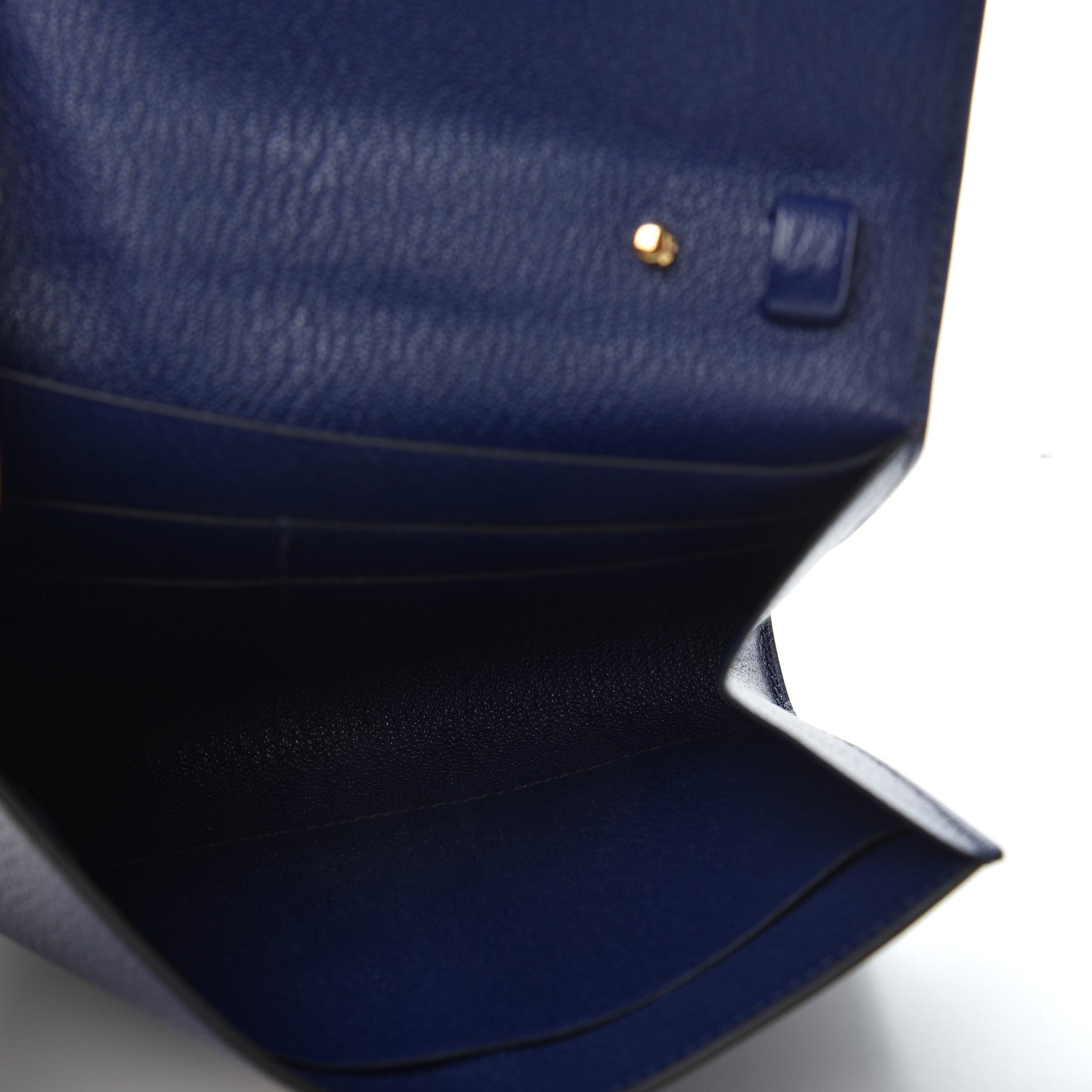 Hermes Chevre Mysore Clic 16 Wallet Blue Encre 4 of 6