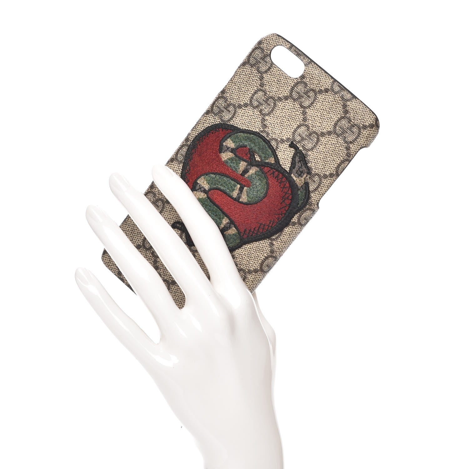 Gucci GG Supreme Monogram Kingsnake Heart Iphone 6 Plus Case 2 of 6