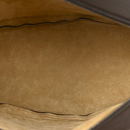 The Row Grained Calfskin Large Slouchy Banana Bag Brunette 5 of 9