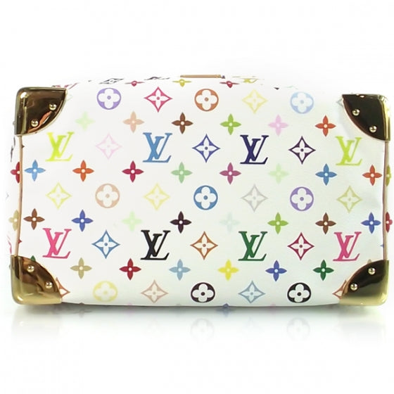 Louis Vuitton Monogram Multicolor Speedy 30 White 5 of 11