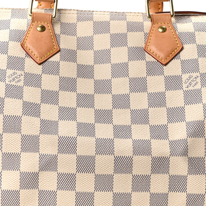 Louis Vuitton Damier Azur Speedy 30 7 of 9