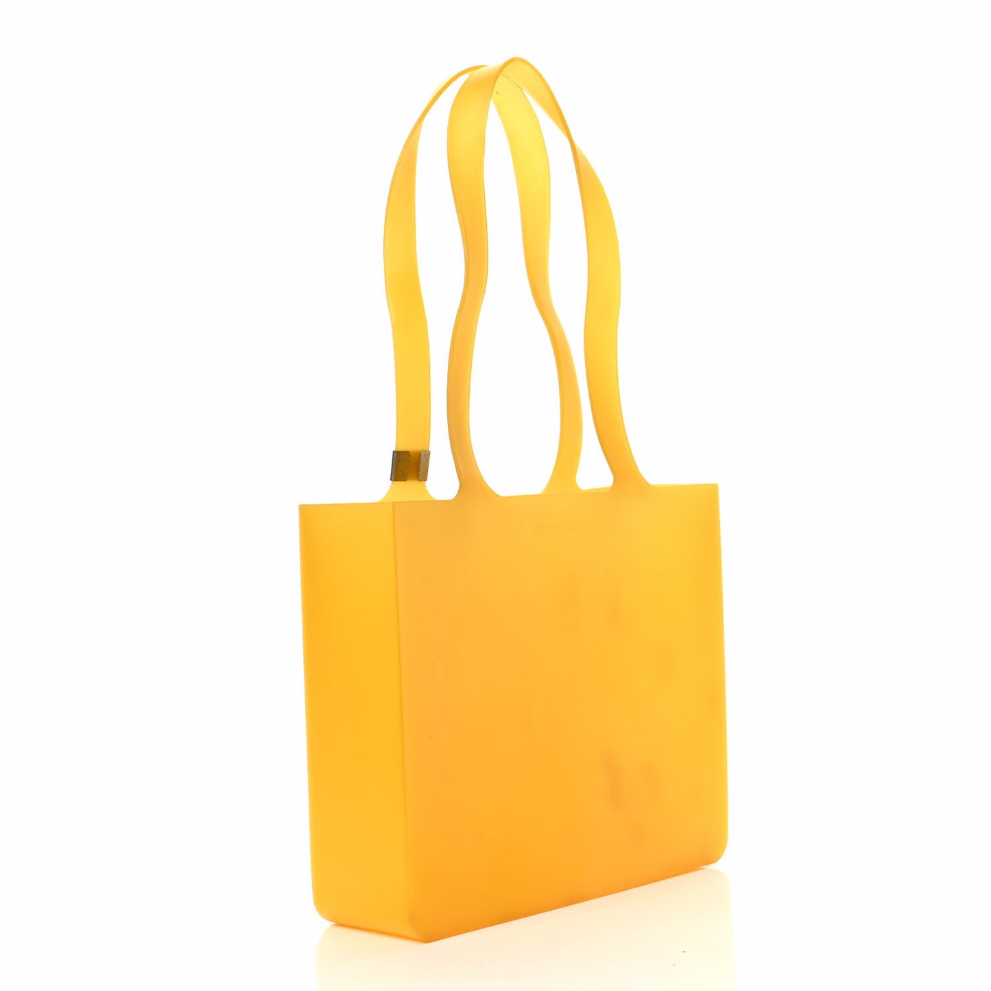 Jelly Rubber Tote Yellow