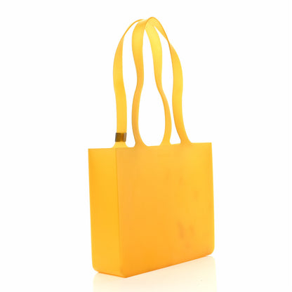 Chanel Jelly Rubber Tote Yellow 2 of 5