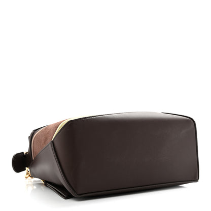 Loewe Calfskin Landscape Small Puzzle Bag Chocolate Light Moss 4 of 10
