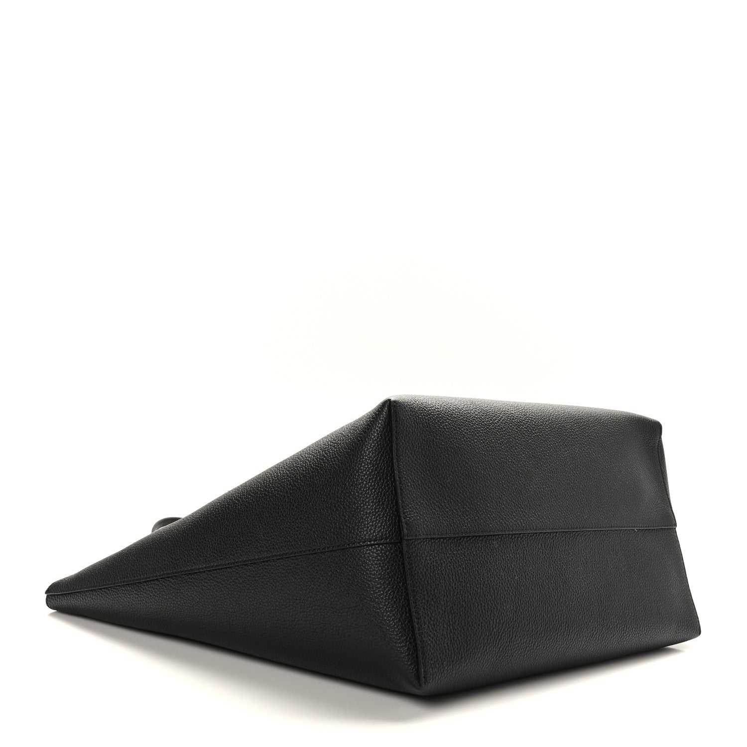 Alexander McQueen Grained Calfskin Skull Open Shopper Tote Black 4 of 9
