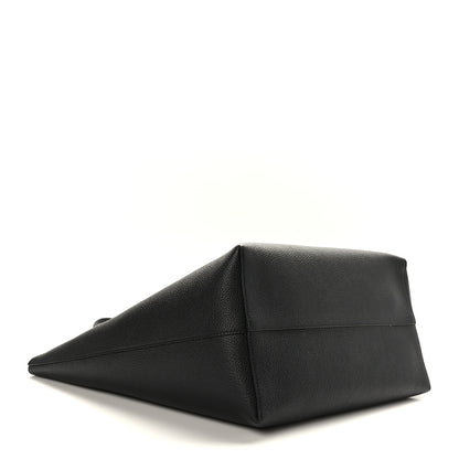Alexander McQueen Grained Calfskin Skull Open Shopper Tote Black 4 of 9