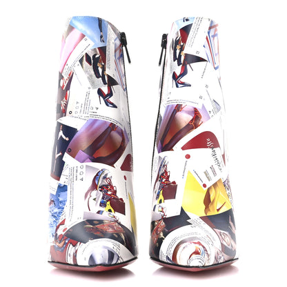 Christian Louboutin Calfskin Collage So Kate Booty 100 Ankle Boots 36.5 Multicolor 3 of 7