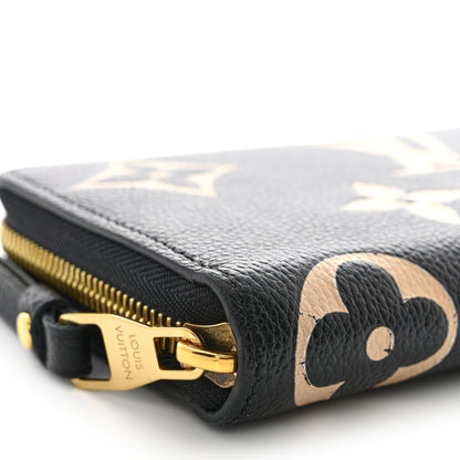 Louis Vuitton Empreinte Monogram Giant Zippy Wallet Black Beige 8 of 13