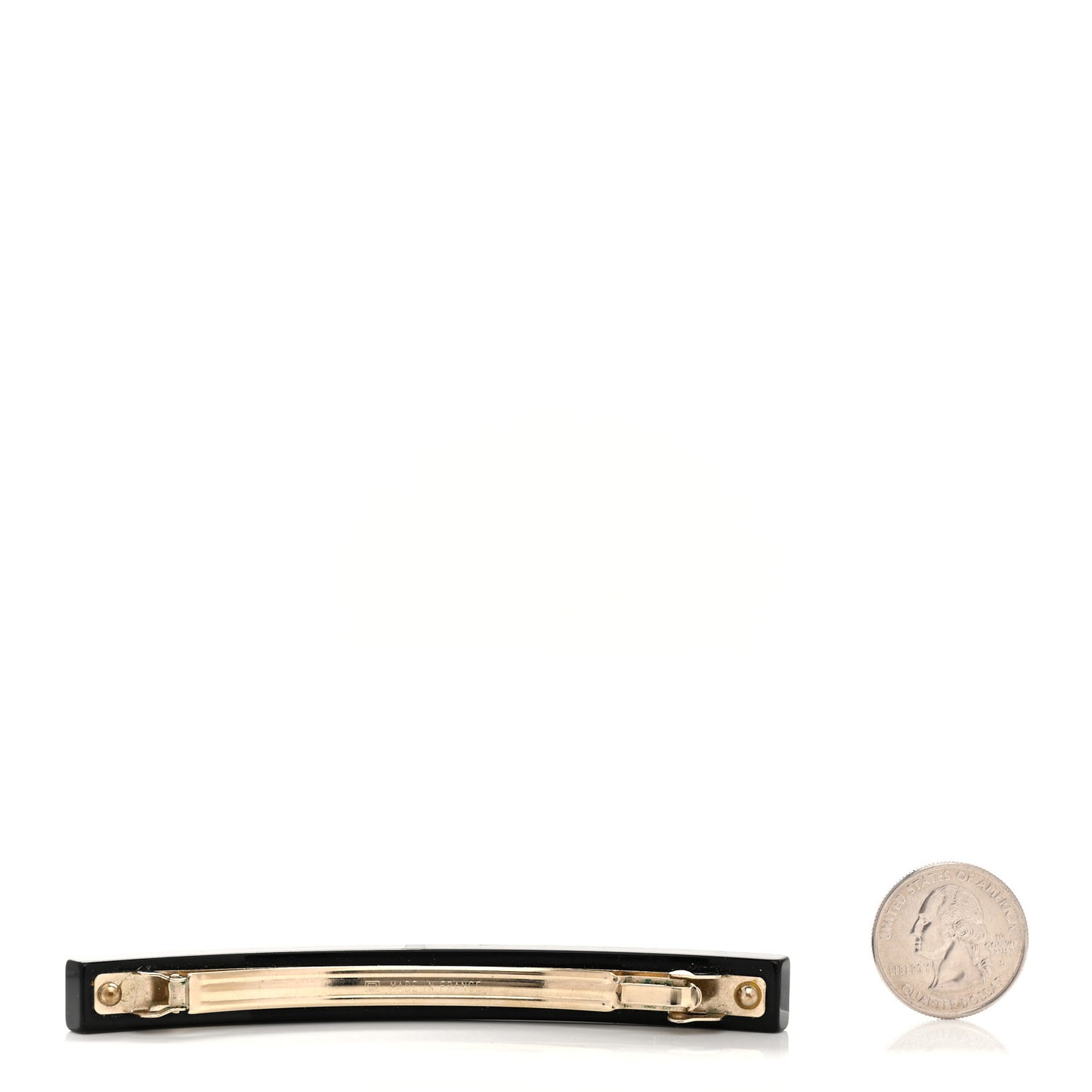 Resin La Mode Se Demode Hair Clip Barrette Black