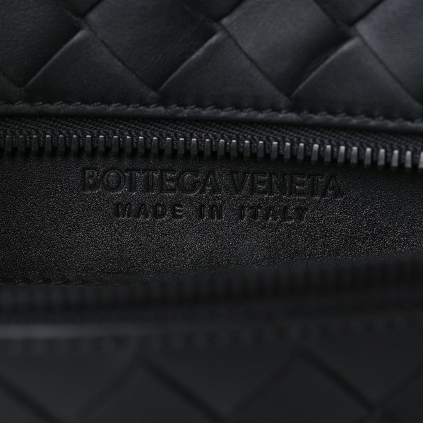 Nappa Intrecciato Belt Bag Black
