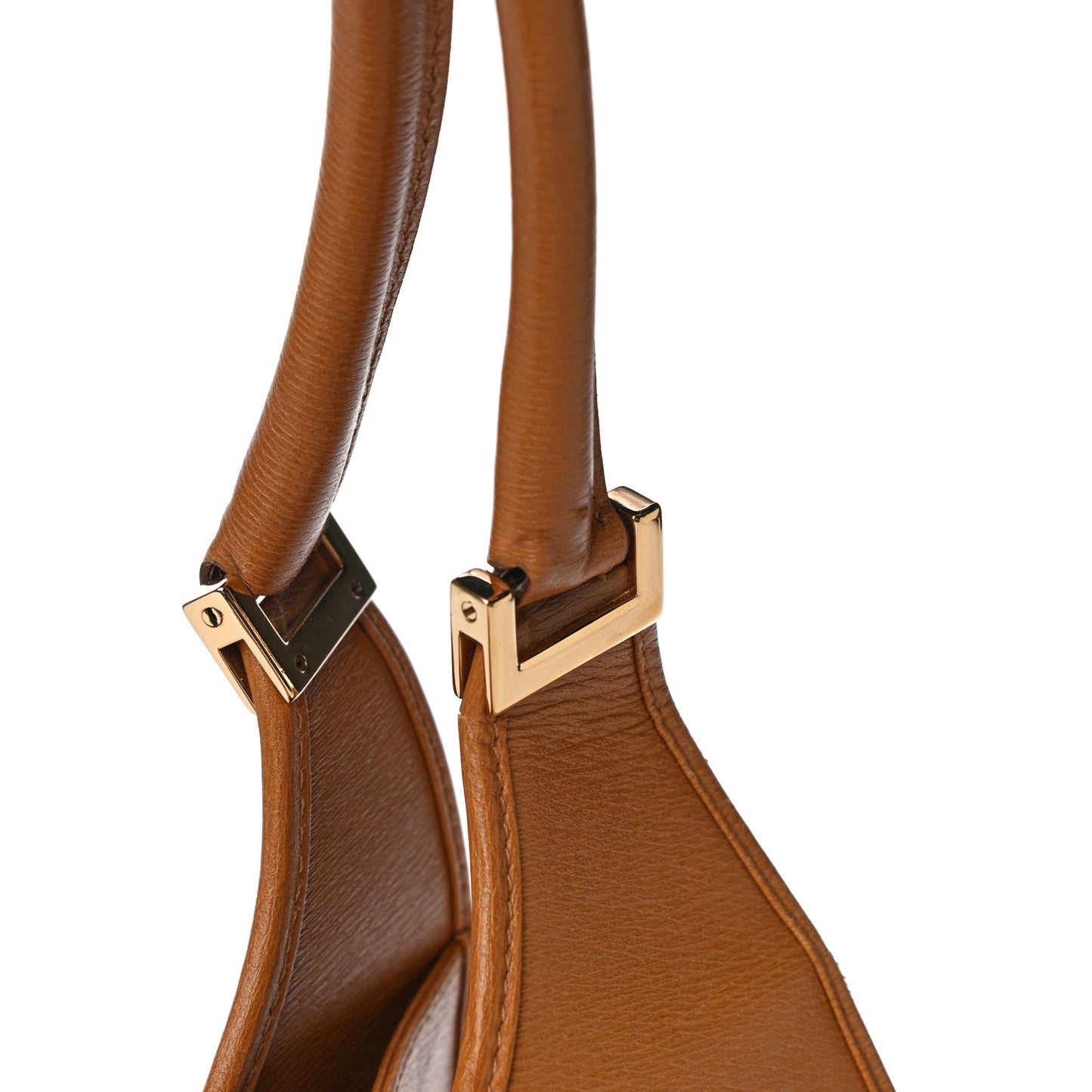 Calfskin Bardot Hobo Tan