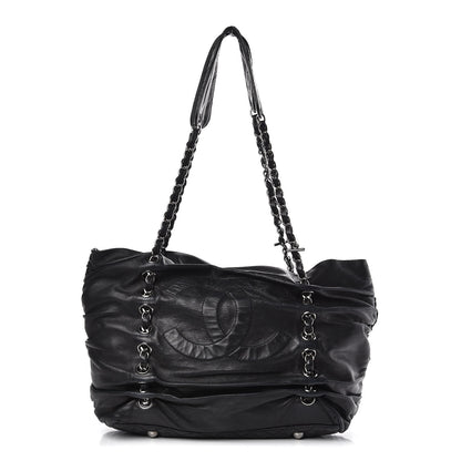 Chanel Lambskin Chain Shoulder Bag Black 1 of 26