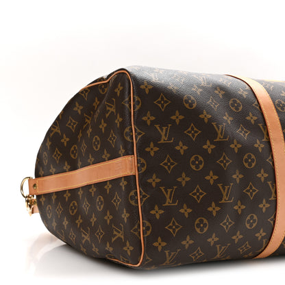 Louis Vuitton Monogram Keepall Bandouliere 55 8 of 9