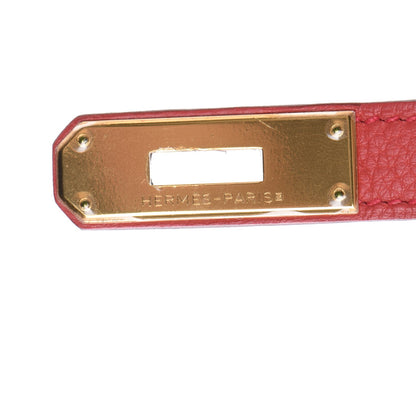 Hermes Taurillon Clemence Birkin 35 Bougainvillea 11 of 34