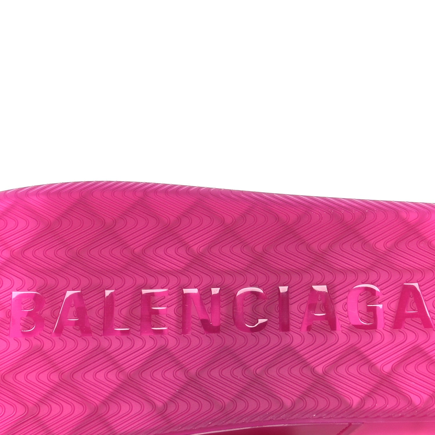 Balenciaga Technical Polyurethane Mallorca Slide Sandals 40 Pink 7 of 8