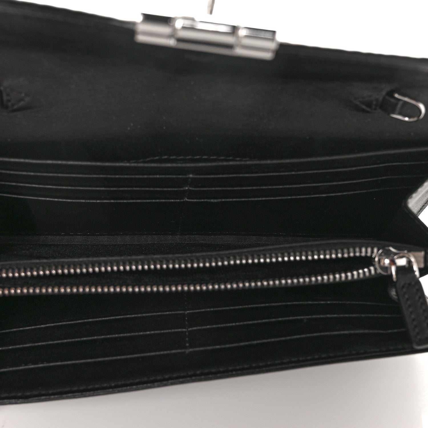 MCM Visetos Large Patricia Wallet On Chain Black 5 of 8