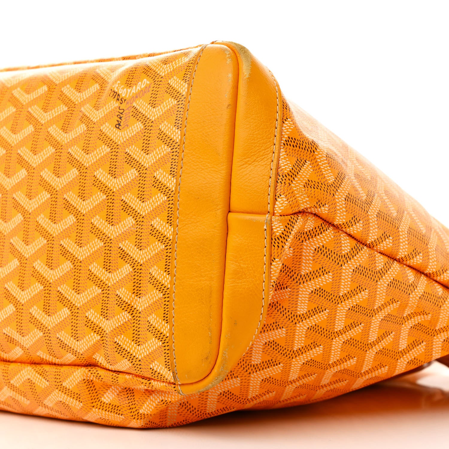 Goyard Goyardine Artois MM Yellow 10 of 12