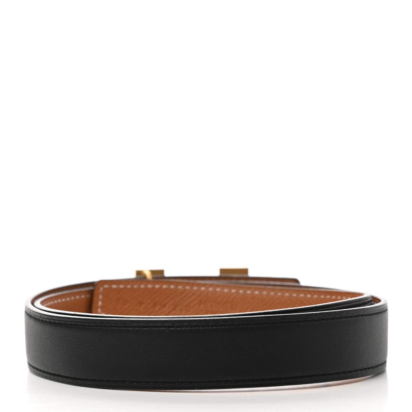 Swift Epsom 24mm Constance H Belt 70 Black Gold