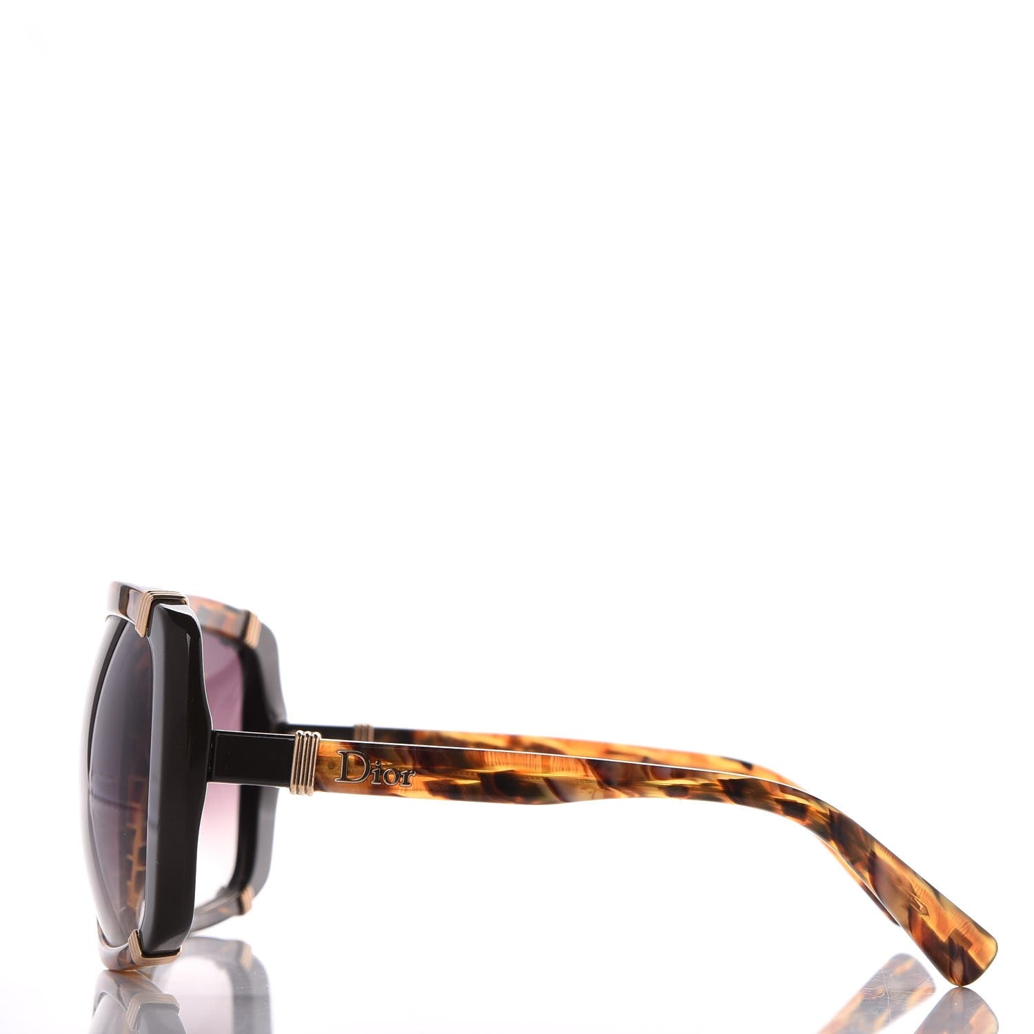 Christian Dior Chicago 1 Sunglasses Havana Brown 3 of 10