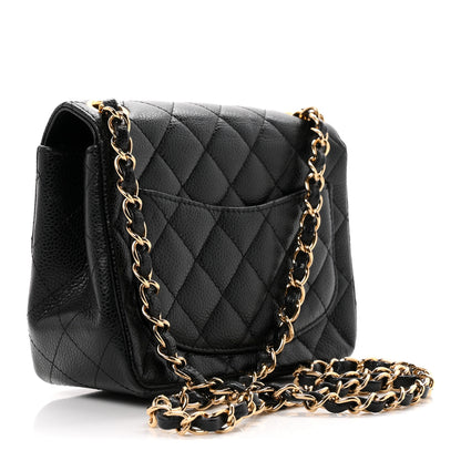 Chanel Caviar Quilted Mini Square Flap Black 3 of 11