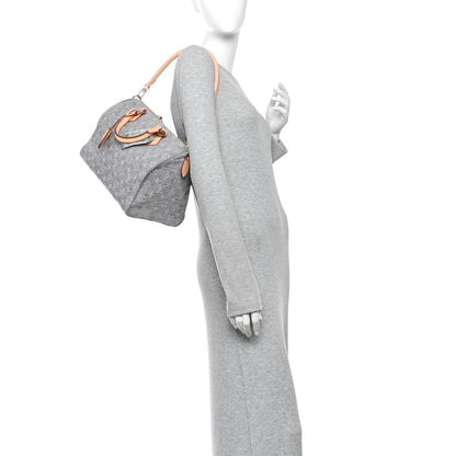 Louis Vuitton Monogram Denim Speedy Soft 30 Washed Gray 2 of 11