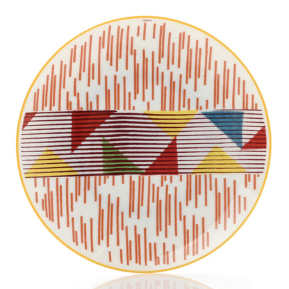 Hermes Porcelain Hippomobile Dessert Plate Set of 2 3 of 11