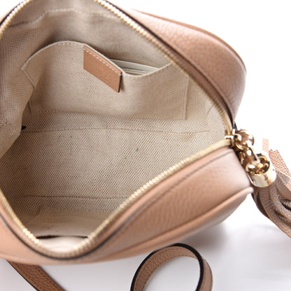 Gucci Pebbled Calfskin Small Soho Disco Bag Rose Beige 4 of 7