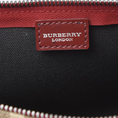 Burberry Haymarket Check Pochette Military Red 5 of 8