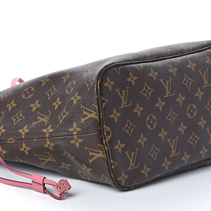 Louis Vuitton Monogram Articles de Voyage Ikat Neverfull MM Rose Velours 8 of 9
