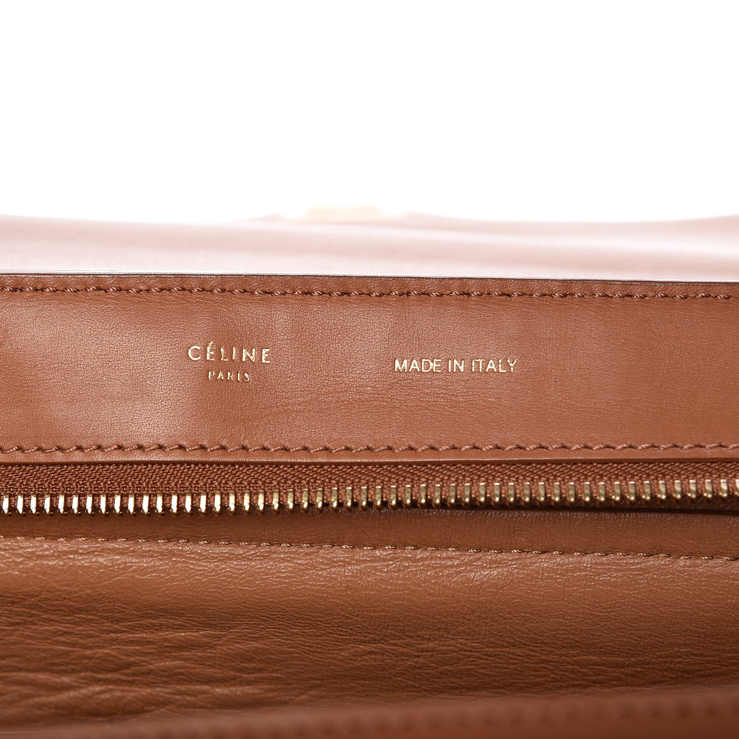 Natural Calfskin Suede Medium Trapeze Tan