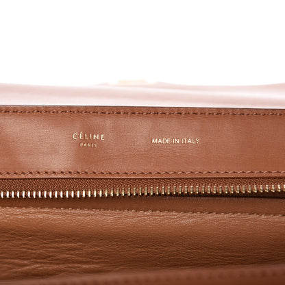 Celine Natural Calfskin Suede Medium Trapeze Tan 6 of 22