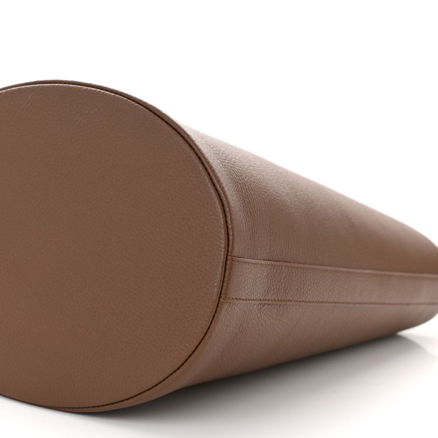 Calfskin Medium Bucket Bag Earth