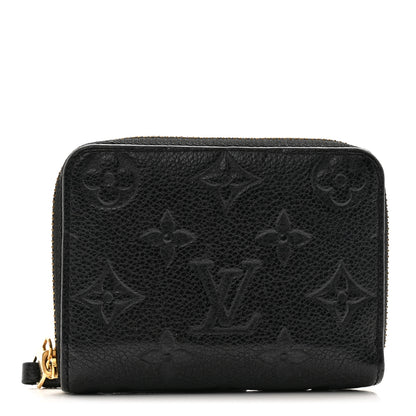 Louis Vuitton Empreinte Zippy Coin Purse Black 1 of 9