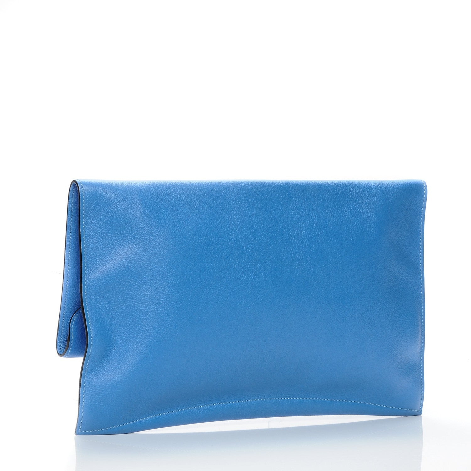 Hermes Evercolor Pliplat Clutch Bleu Paradis 3 of 7