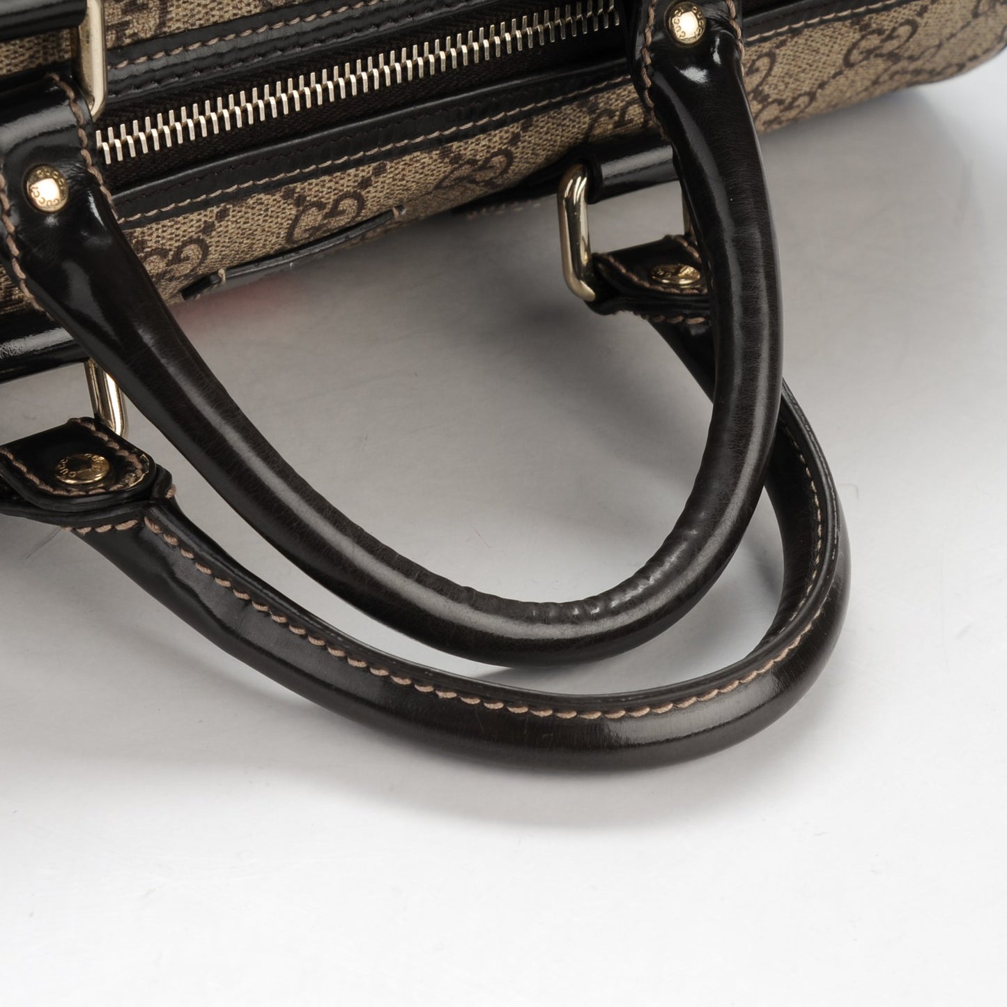 GG Plus Monogram Tattoo Heart Medium Joy Boston Dark Brown